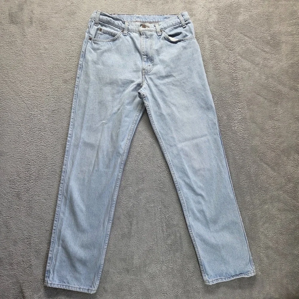 Vintage Levis Jeans Mens 32X32 Blue 840 Straight Mid Rise Light Wash 90s Denim